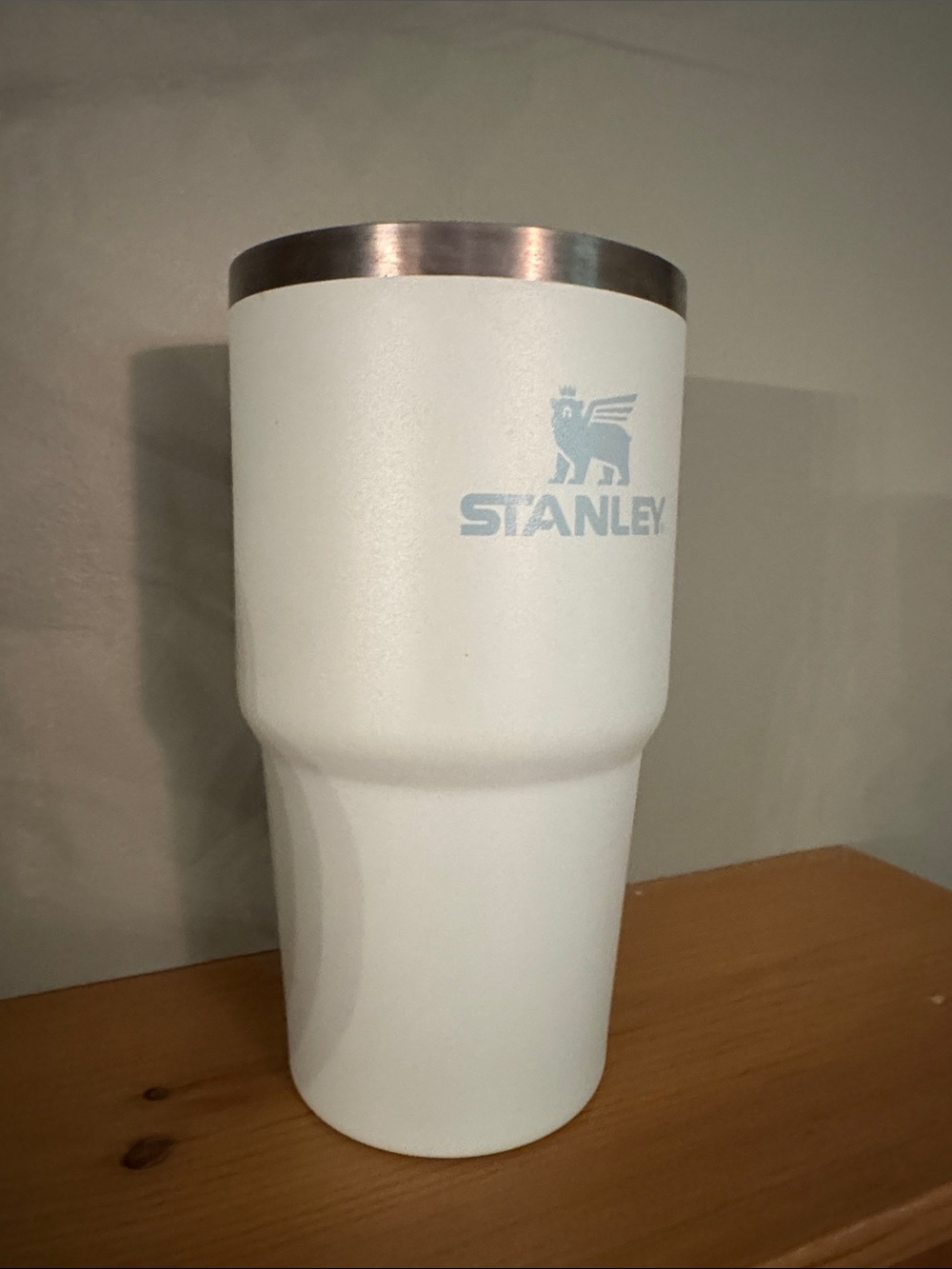 Stanley Light Blue/Green Travel Tumbler with Light Blue Logo